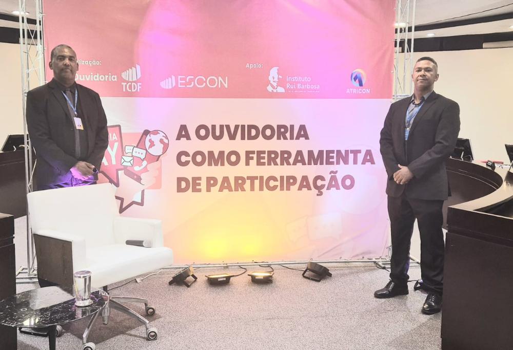 Capa da notícia: Equipe da Ouvidoria da Casa Militar marca presença no Ouvidoria Day 2025